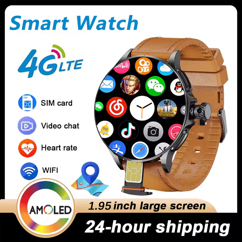 Seaweed Snack - Montre connectée Android GT200, écran AMOLED