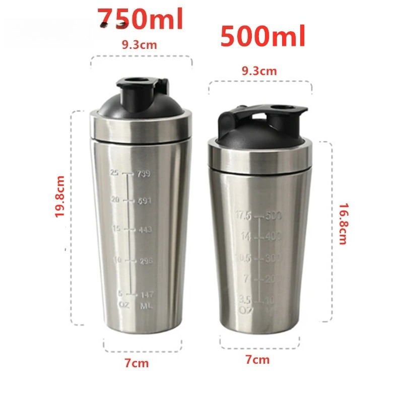 1 bouteille shaker en acier in - Protein Bar avis et prix