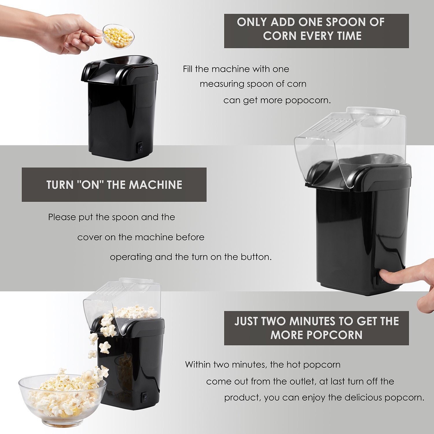 Machine à pop-corn facile à ut - Popcorn avis et prix