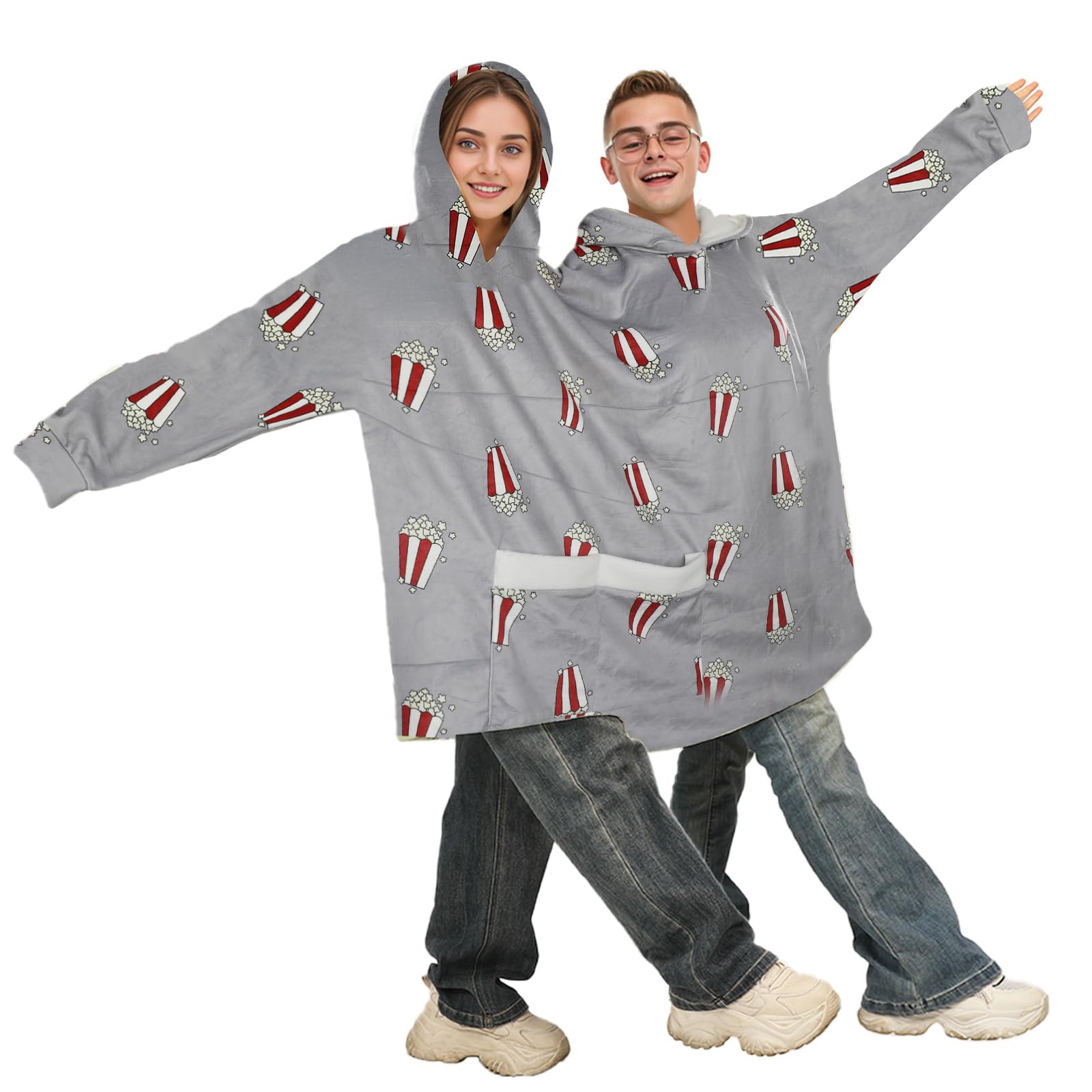 Pyjama à capuche imprimé pop-c - Popcorn avis et prix